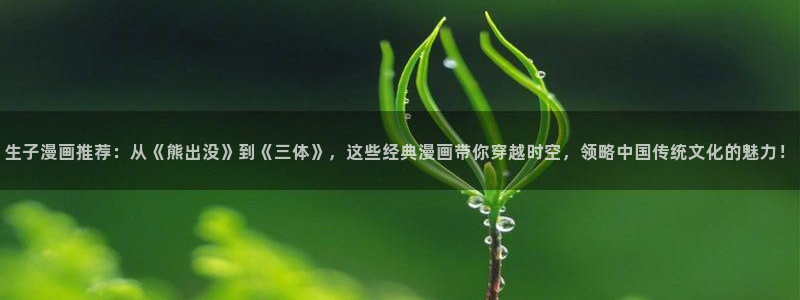 omofun动漫.：生子漫画推荐：从《熊出没》到《三体》，这些经典漫画带你穿越时空，领略中国传统文化的魅力！